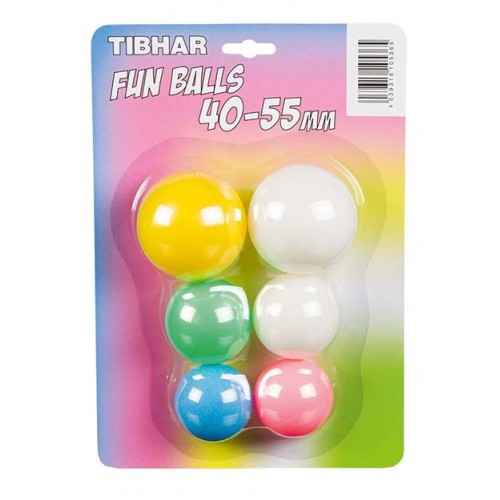 Tibhar boll Fun 40-55mm 6-pack